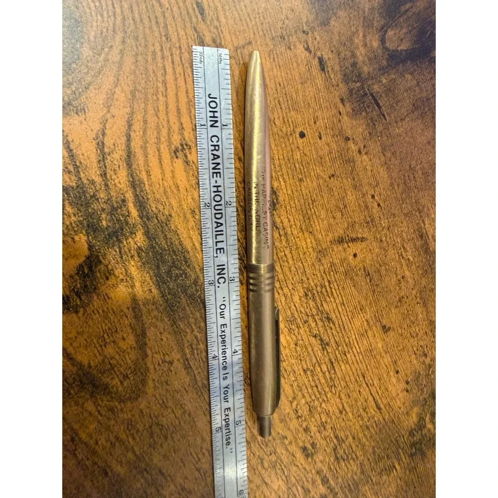 Vintage Ormet Corporation Alumina Plant Gold‎ Tone Advertising Ballpoint Pen